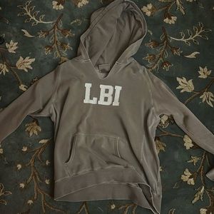 Light Brown Long Beach Island Hoodie